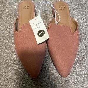 Pink flats